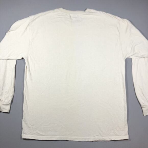 LONELY GHOST It’s 2021 It’s Cool To Care Off White Long Sleeve Shirt L Large - Picture 7 of 7